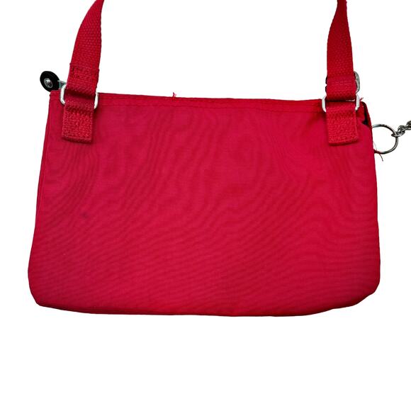 Kipling Crossbody Adj Crossbody Shoulder Bag Hot Pink Lobke Pink Gorilla Zip - Picture 4 of 7